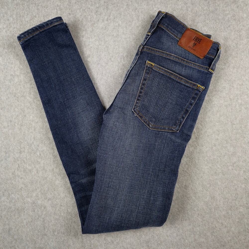 Frye Women's Skinny Jeans - Dark Blue